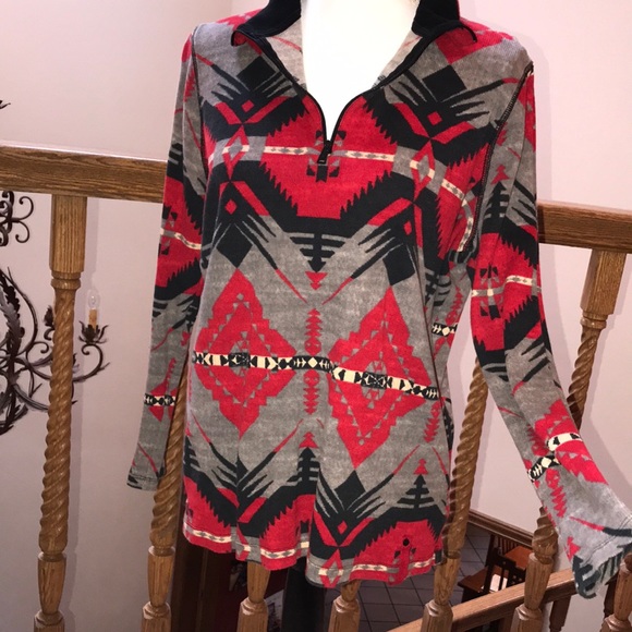 Lauren Active by Ralph Lauren Long Sleeve 1/4 Zip Shirt, EUC! - Picture 9 of 15